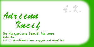 adrienn kneif business card